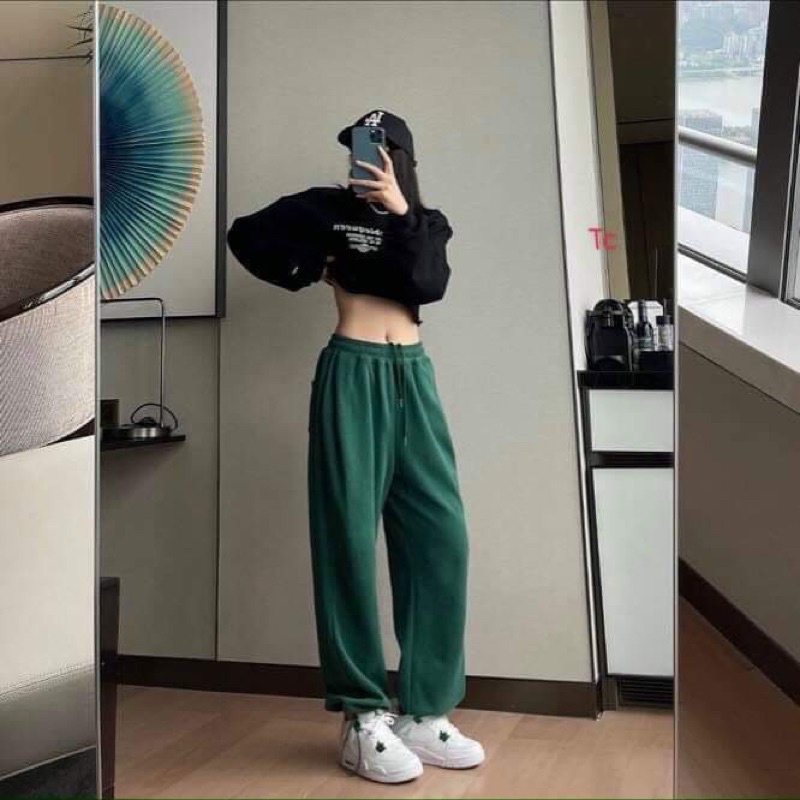 Quầb jocger xanh rêu TC12