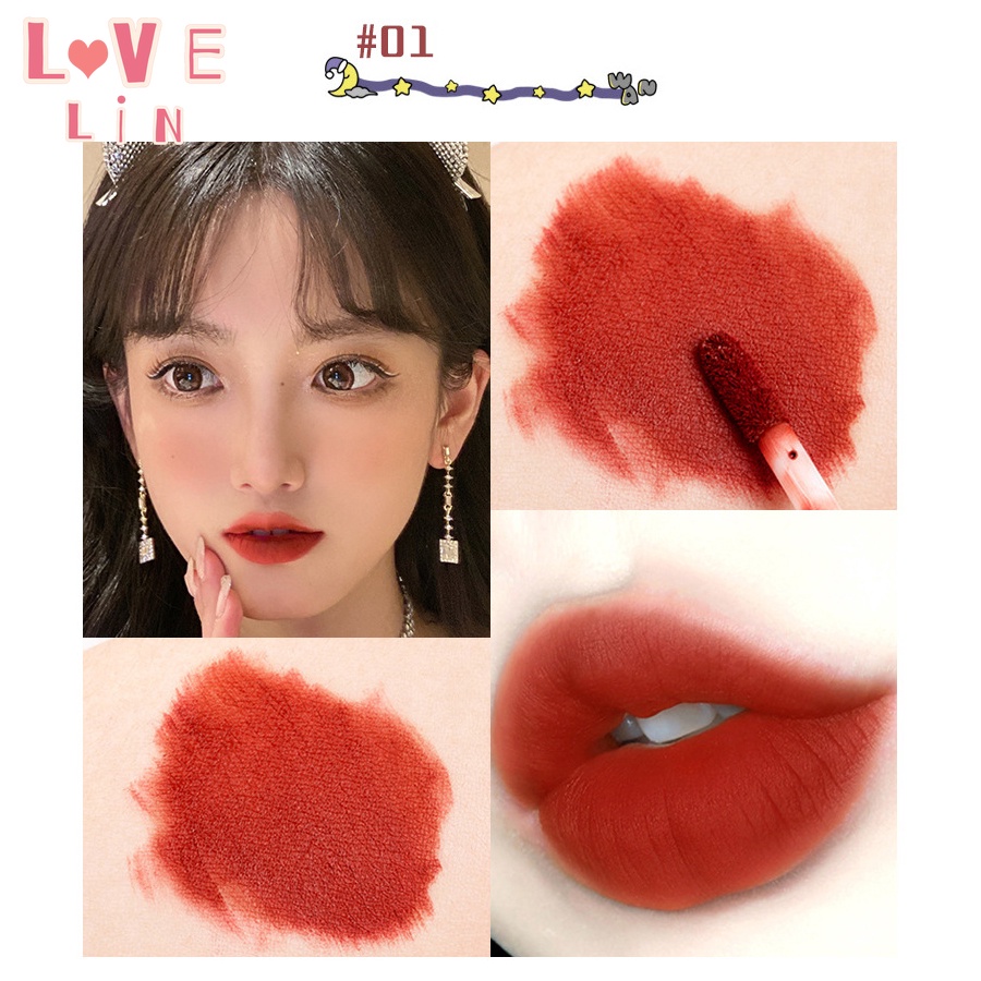 Bộ 3 Son Môi Màu Nhung Lì Kiêm Má Hồng Hai Công Dụng Màu Sắc Dành Cho Nữ