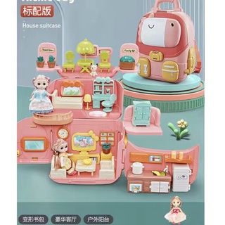 [Hàng Sẵn] Túi Xách Đồ Chơi Ngôi Nhà Búp Bê Sáng Tạo Vui Nhộn