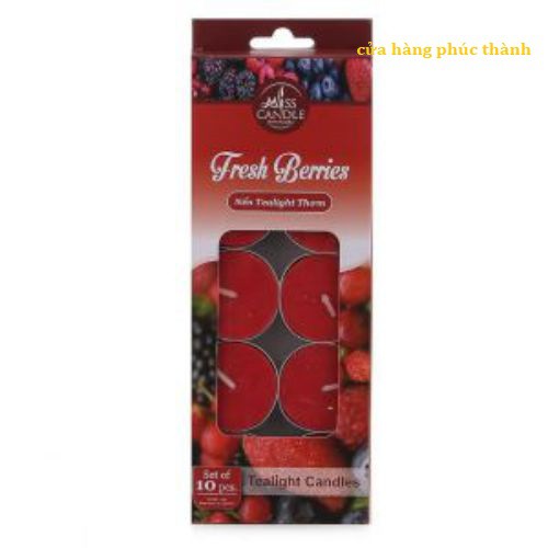 Sáp nến tealight thơm Miss Candle FtraMart 10 viên