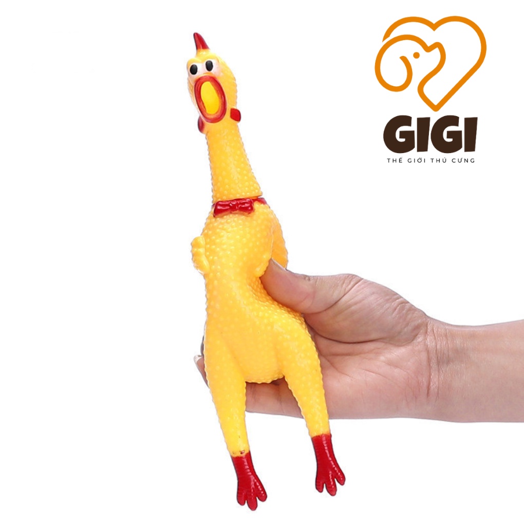 Gà la hét đồ chơi thú cưng phát ra âm thanh cho chó mèo dễ thương cute - GiGi Pet Shop