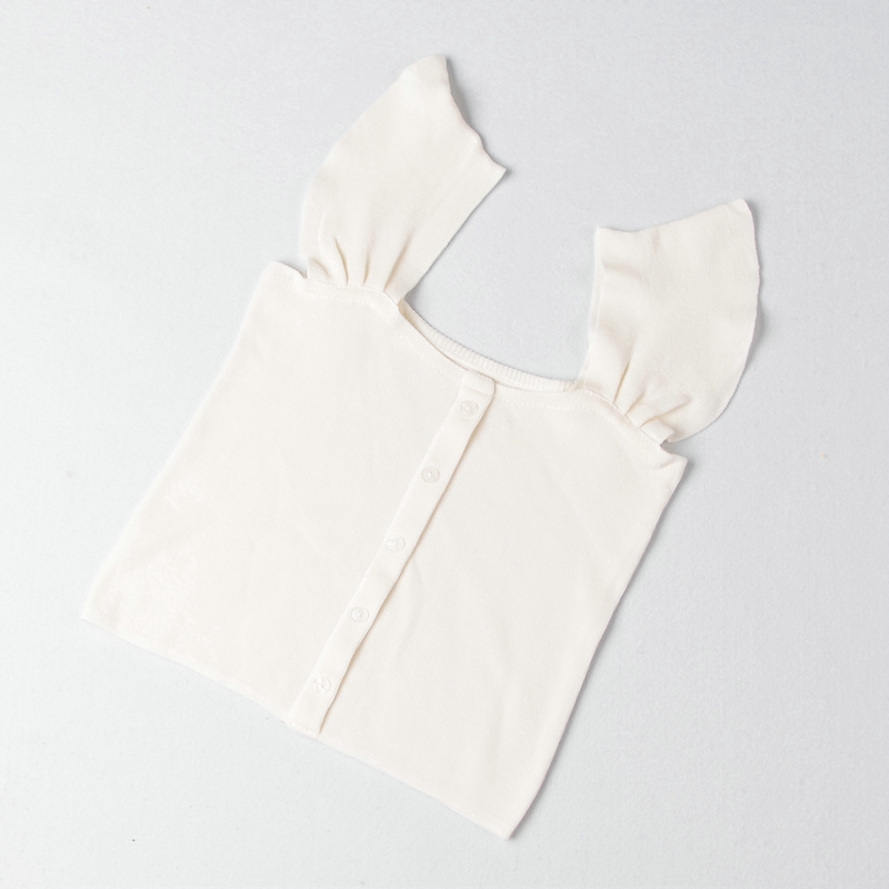 Áo croptop SUXI dệt kim cổ vuông màu sắc đa dạng phong cách Hàn Quốc dành cho nữ