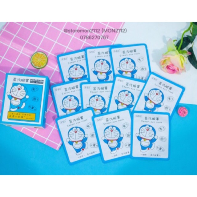 EYE MASK MẶT NẠ MẮT HƠI NÓNG THƯ GIÃN DORAEMON DOREMON | BigBuy360 - bigbuy360.vn