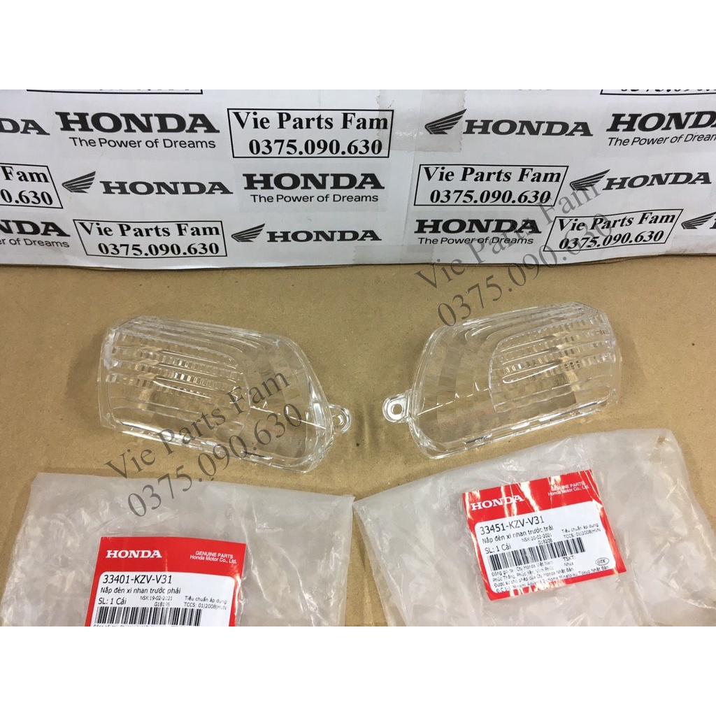 Nắp chụp đèn xi nhan trước trái phải Dream 110 2013-2016 - Hàng chính hãng Honda