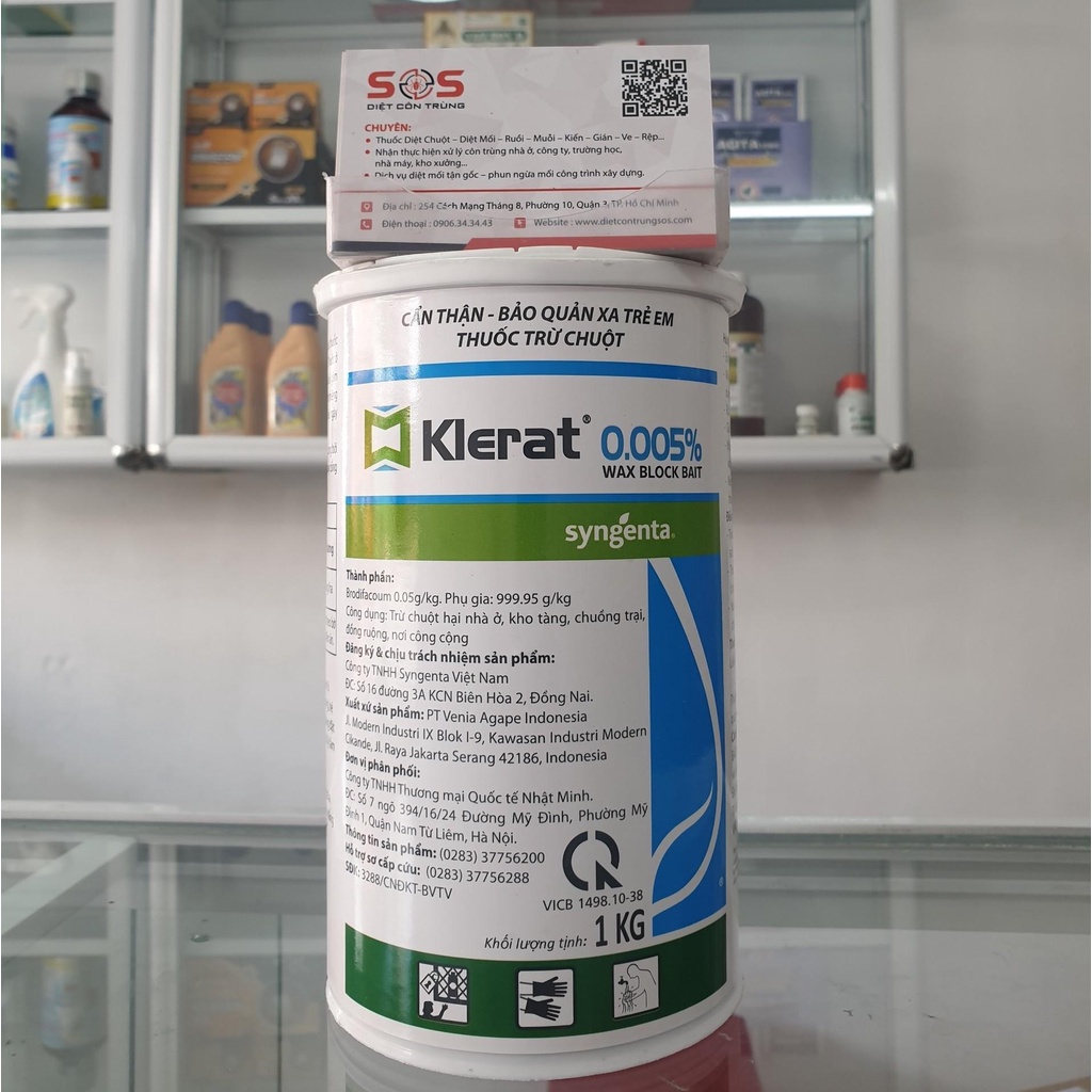 Thuốc Chuột Klerat - Dạng Viên Nén - Nhập Khẩu Thụy Sĩ