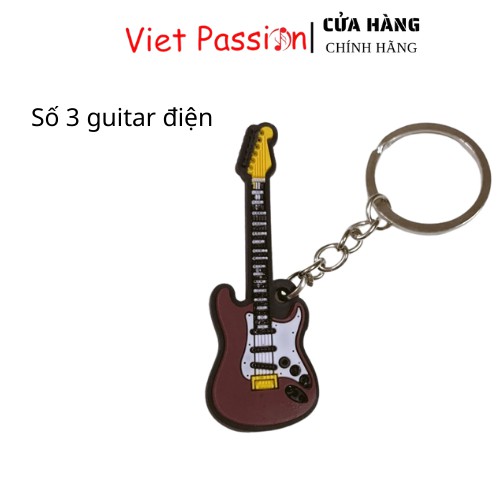 Móc chìa khoá hình cây đàn guitar ukulele, piano, violin, ghi ta điện giá rẻ Viet Passion