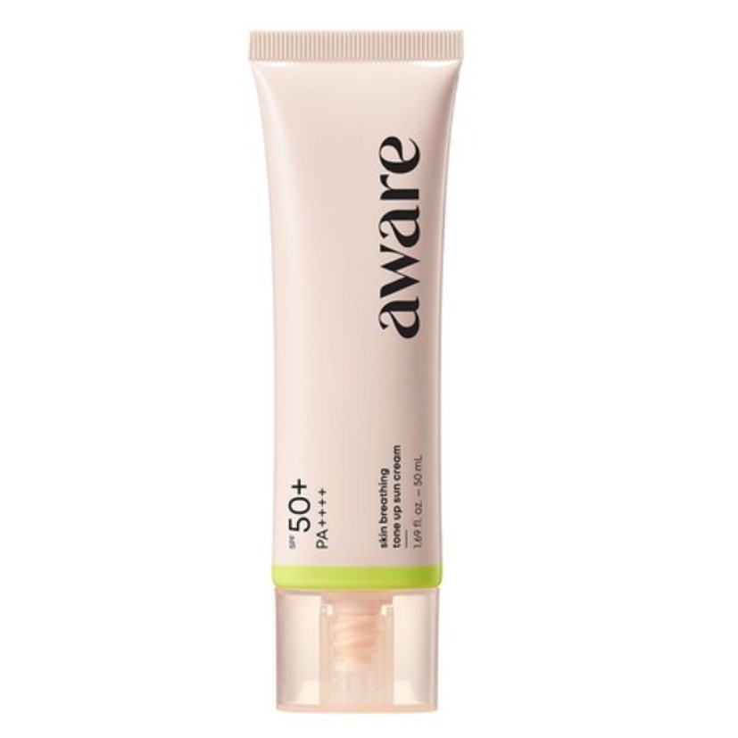Amore Aware Skin Breathing Tone Up Sun Cream SPF50 + PA ++++ 50ml / Chặn tia UV, Sun Screen, Sun Block, K-Beauty / từ Seoul, Hàn Quốc