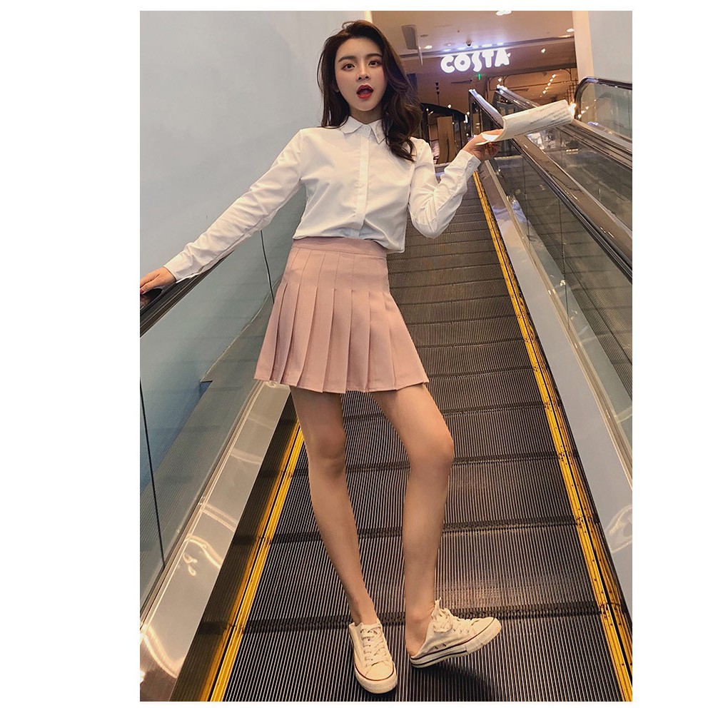 Chân Váy tenis chữ A xếp ly lưng cao phong cách Hàn Quốc Dành Cho Phái Đẹp - tiemmaimeo1987 | BigBuy360 - bigbuy360.vn