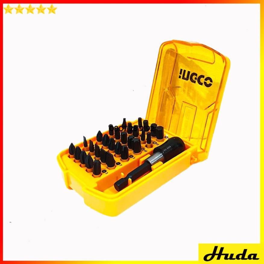 25mm Bộ 30 mũi bắt vít đa năng - Bộ 30 đầu nối và mũi bắt vít đa năng Total Ingco 1234