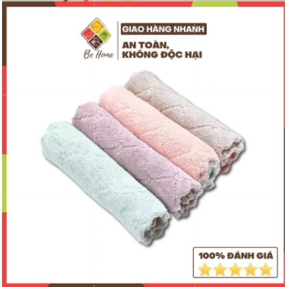 Khăn lau nhà bếp BEHOMEMALL hai lớp chống dính đa chức năng cho nhà bếp thấm nước chống dính dầu mỡ hai mặt loại to