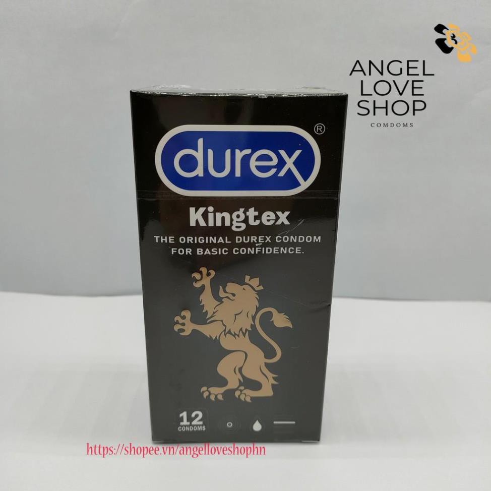 Bao cao su durex kingtex ôm sát tự tin yêu theo cách của bạn hộp 12c