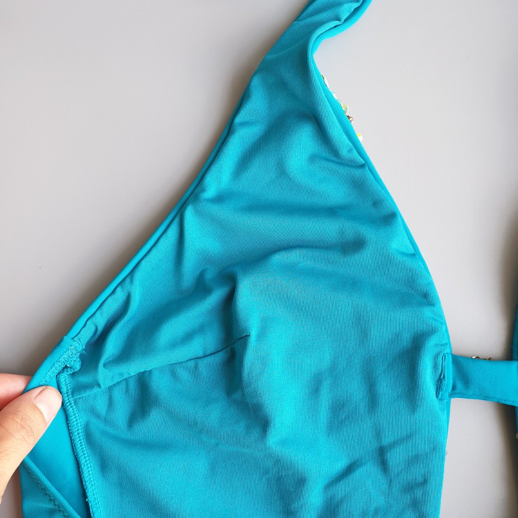 Bộ bơi liền thân một mảnh kim sa thủ công CALZEDONIA cobey xuất khẩu Ý