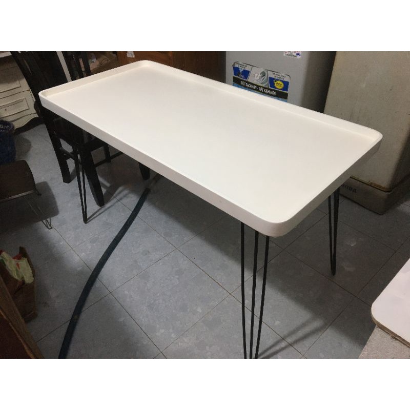 Mặt Bàn gỗ chân sắt 132cmx63cmx75cm