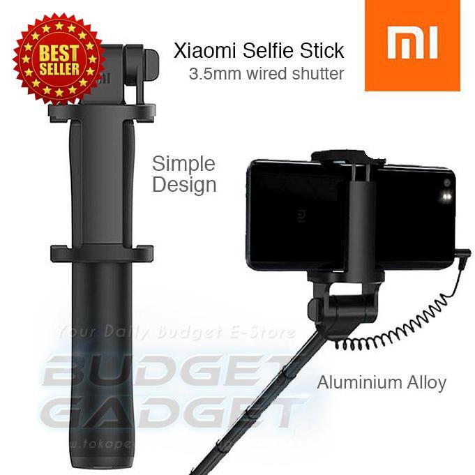 Gậy Chụp Ảnh Tự Sướng Xiaomi Bằng Nhôm Có Dây | BigBuy360 - bigbuy360.vn