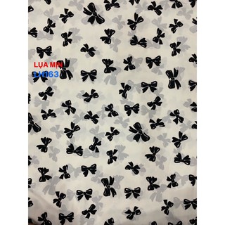 VẢI LỤA 100D LẬP THỂ - MAY ĐỒ BỘ MẶC NHÀ PIJAMA - 1 MÉT X 1M5