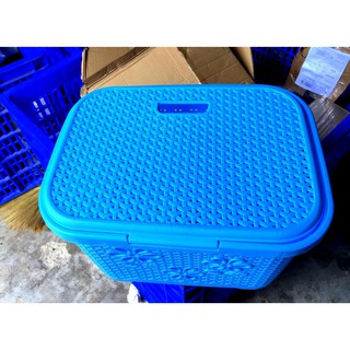 Rổ nắp hoa Việt Nhật - Sọt đựng đồ cao cấp có nắp- SIZE NHỎ