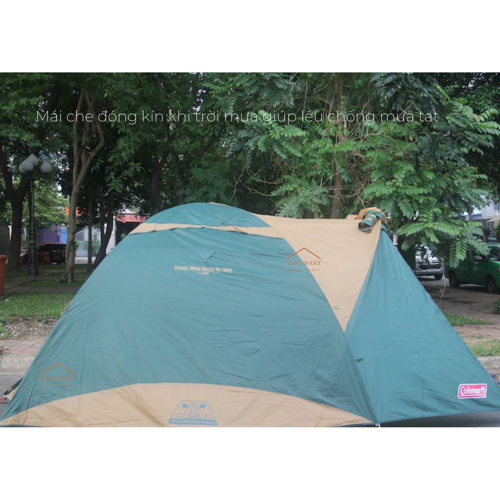 Lều Cắm Trại 8 Người Coleman Tough Dome 300 ( Nhật Xịn)- [💖Free ship Hoàn Kiếm, Long Biên💖]