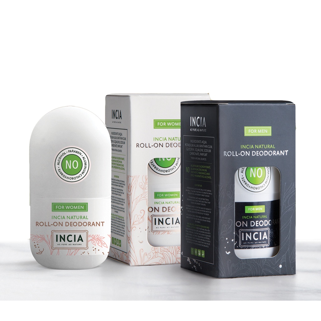 Lăn Khử Mùi Incia Ngăn Ngừa Hôi Nách, giảm tiết mồ hôi 50ml | BigBuy360 - bigbuy360.vn