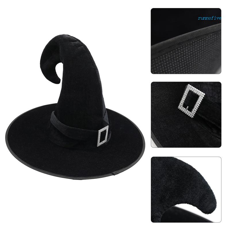 Mũ Phù Thủy Nhiều Màu Sắc Dùng Hóa Trang Tiệc Halloween