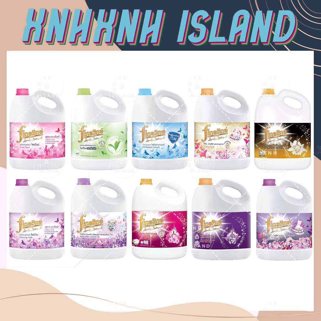 Nước giặt Fineline Thái Lan Mẫu Mới - 3000ml