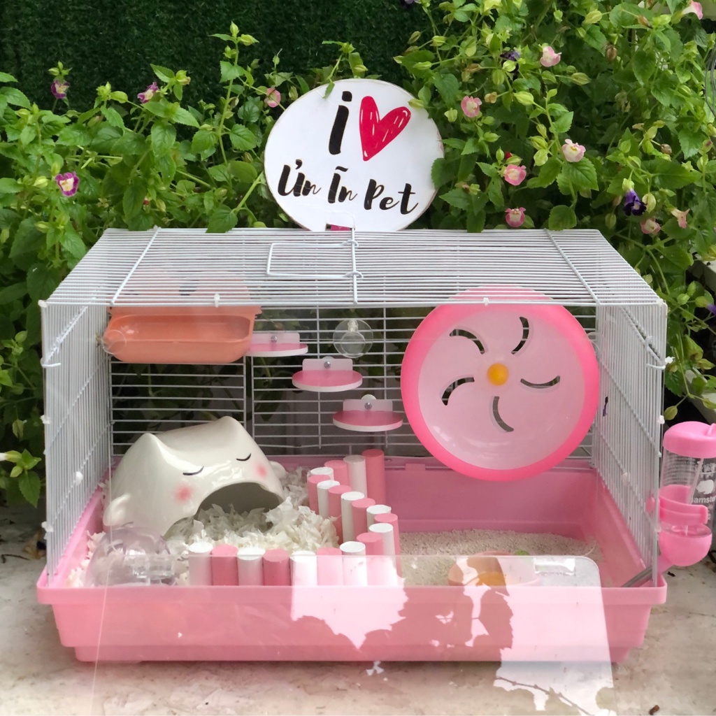 Nhà ngủ sứ hamster, THIÊN THẦN TRẮNG, dơi trắng siêu mát, dễ thương