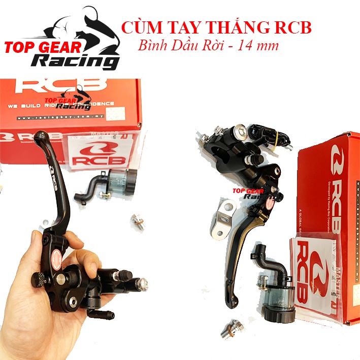 Combo Tay Thắng - Côn Bình Dầu Rời RCB S1 Tặng Ốc Titan Chân Gương