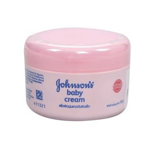 Kem Dưỡng Da Johnson’s Baby Milk Cream Nắp Xanh 50g chính hãng cty nhập khẩu 50g