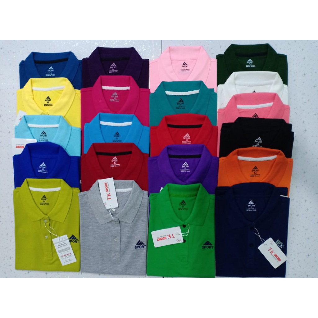 Áo Thun Polo Có Cổ Fom Chuẩn Vải Dày Mịn Co Giãn 4 Chiều Hình Ảnh Thật | BigBuy360 - bigbuy360.vn