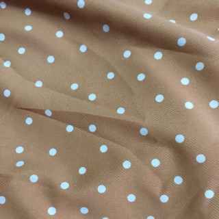 Vải chéo thái chấm bi