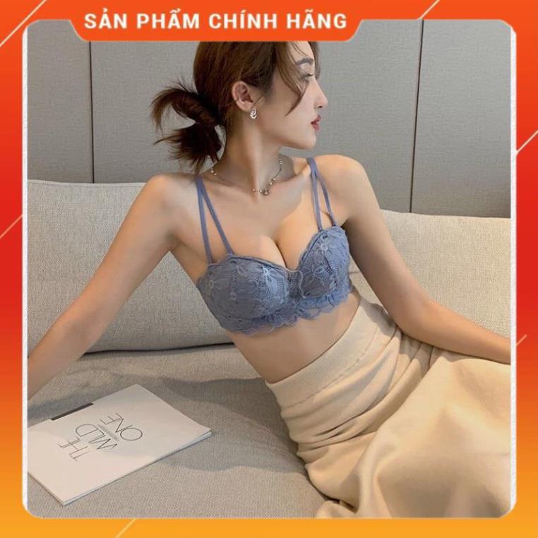 Áo Ngực Ren 2 Dây Trong 1, Áo Lót Nữ Kiểu Mới Ren Đẹp Tinh Tế 0779