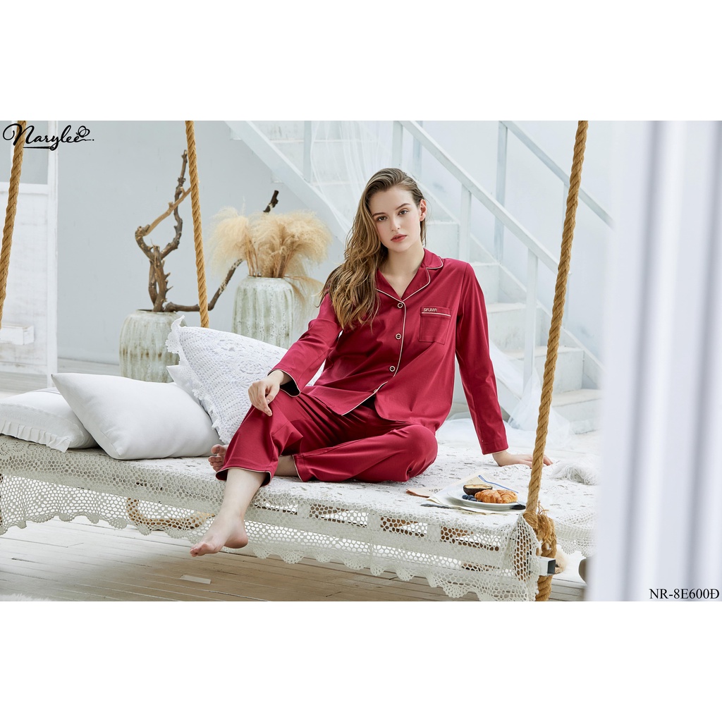 Bộ Đồ Ngủ Mặc Nhà Pyjama Dài Tay Thu Đông 2021 NR-8E600