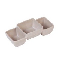 10 Chén chấm 3 ngăn melamine