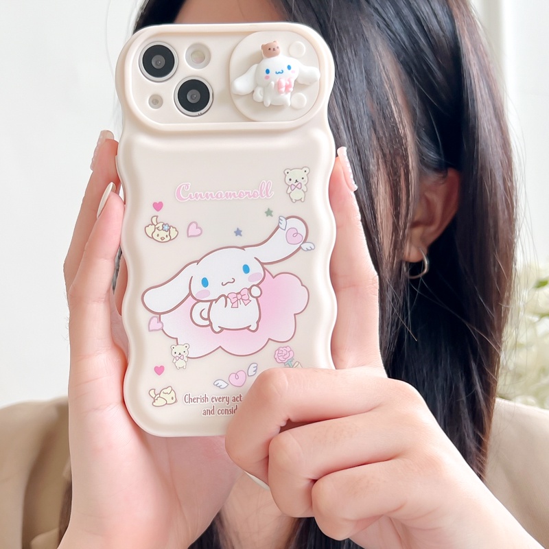 Ốp Điện Thoại Chống Sốc In Hình Chú Chó Cinnamoroll Hoạt Hình Dễ Thương Thời Trang