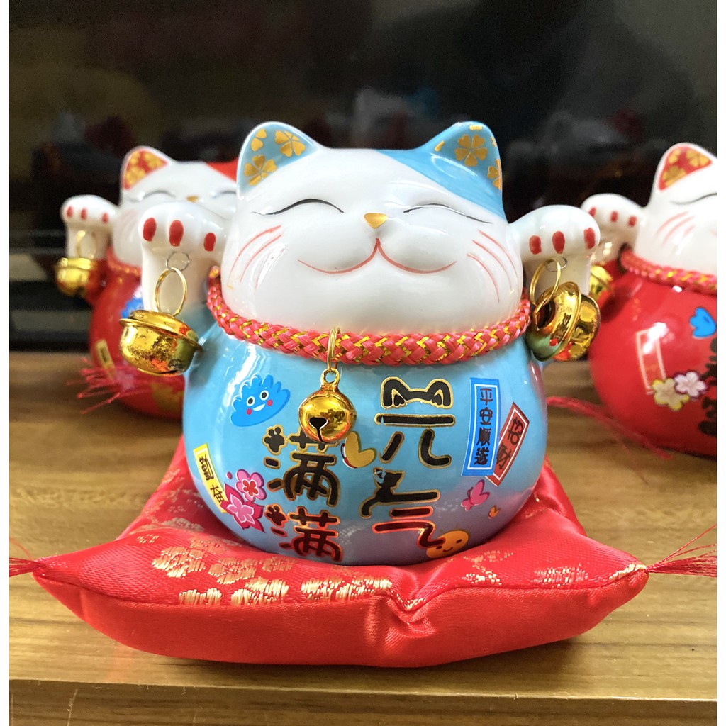 MÈO THẦN TÀI maneki neko - QUÀ TẶNG may mắn, KHAI TRƯƠNG hồng phát