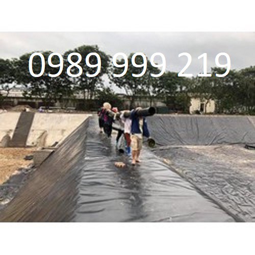 Bạt nhựa HDPE 0.65mm-k4-50m lót làm bể cá koi-cty suncogroup việt nam