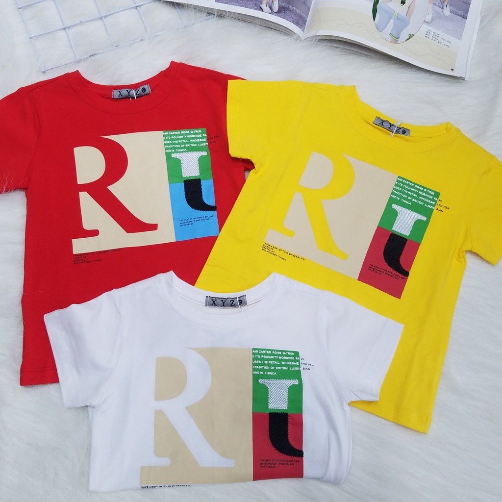 Áo thun tay ngắn bé trai