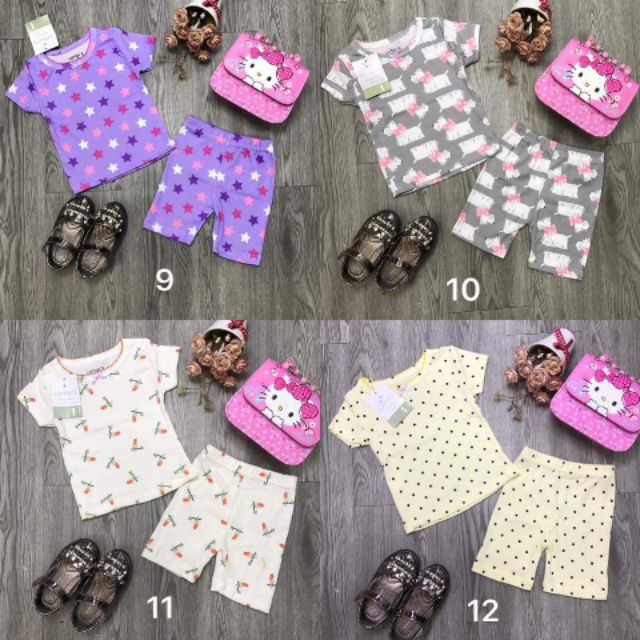 Combo 4 bộ Carter bé trai bé gái