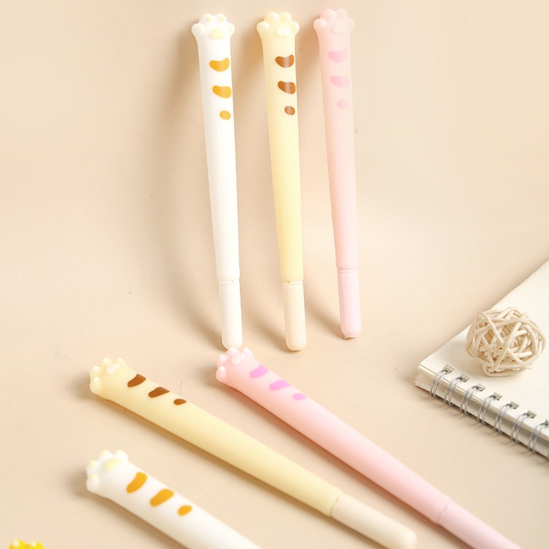 Set 4 Bút Mực Đen Kiểu Dáng Hoạt Hình Cho Học Sinh