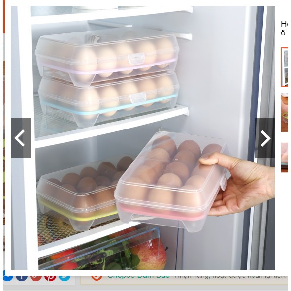 Hộp trứng 1 tầng 24 ô hàng việt nhật an toàn lợi