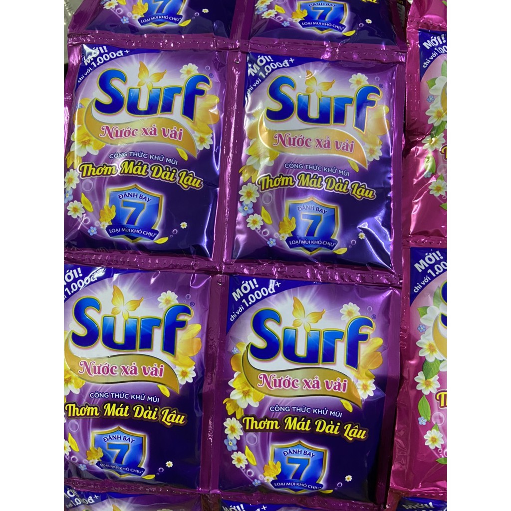 DÂY NƯỚC XẢ VẢI SURF 10 GÓI X 27ML