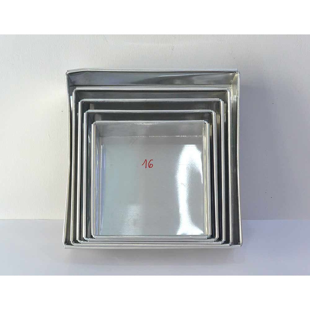 Khuông vuông nhôm đế liền size 12cm, 14cm, 16cm, 18cm, 20cm, 22cm, 24cm, 26cm- Giao 1 cái