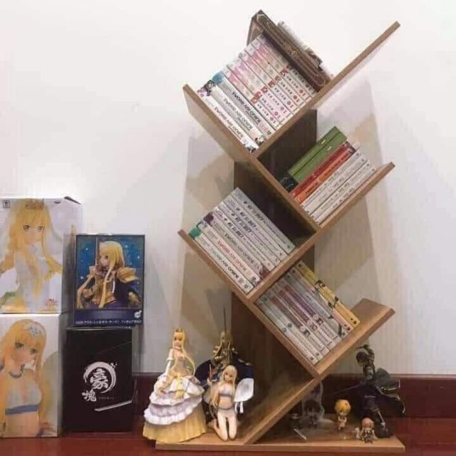 Kệ sách xương cá