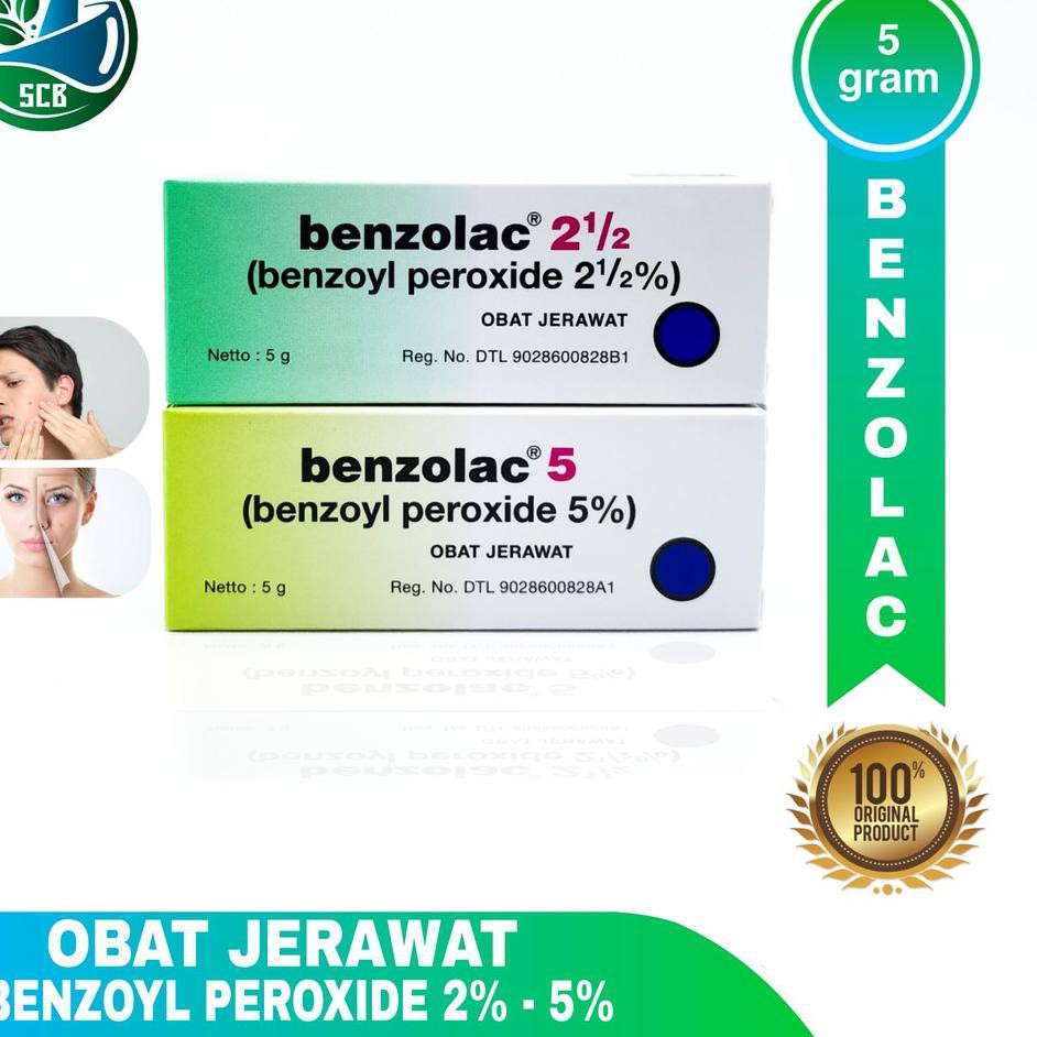(Hàng Mới Về) Thuốc Trị Mụn "Benzolac 2.5% / 5.5%
