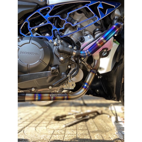 Ống nước titan cho xe honda suzuki winner x sonic satria