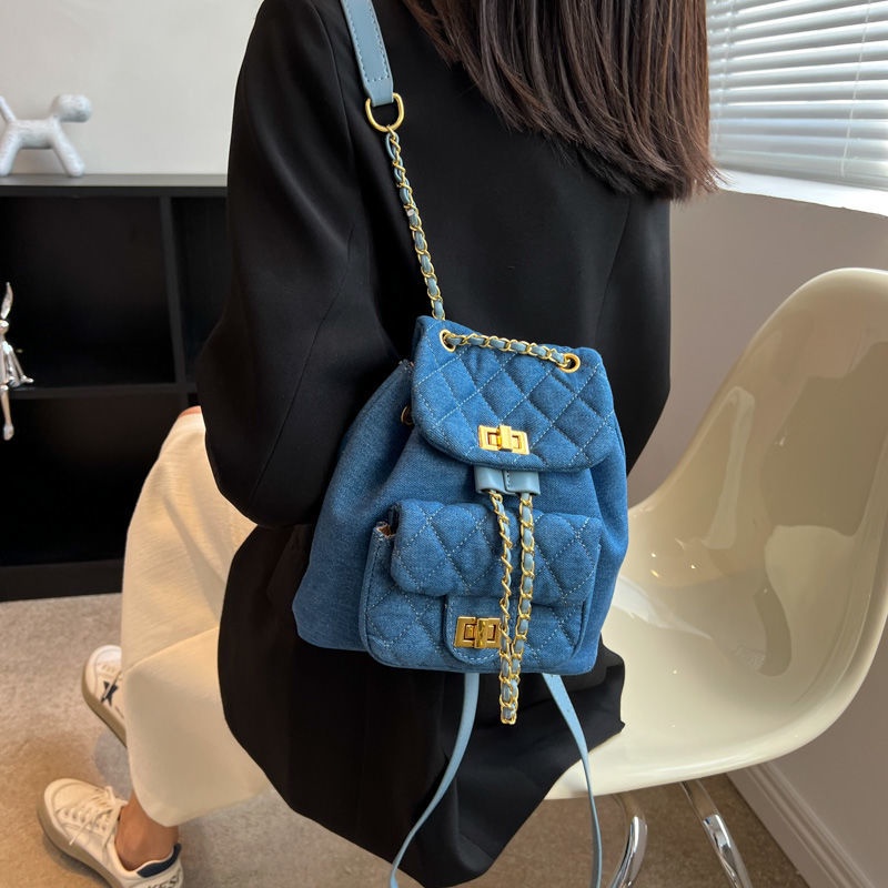 Chuwanglin Balo Da Dây Xích Thời Trang Cho Nữ