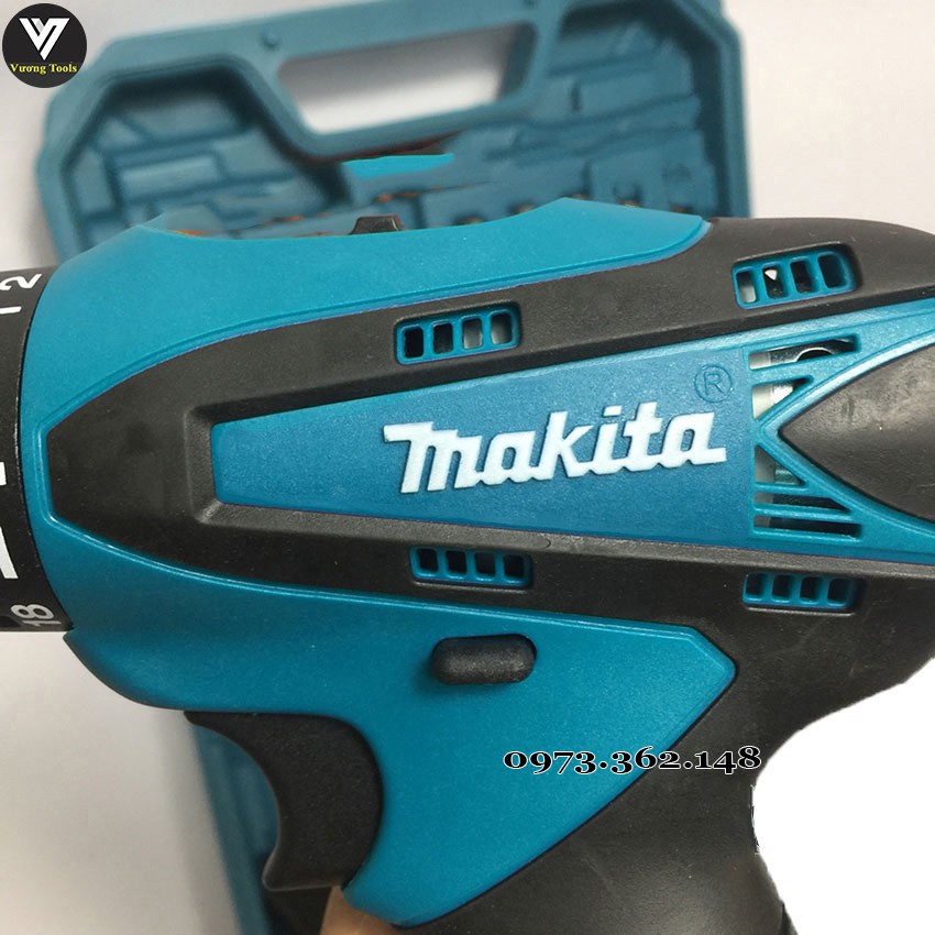 Máy khoan Makita 12V Khoan Pin Bắn Vít Tặng Kèm Mũi khoan