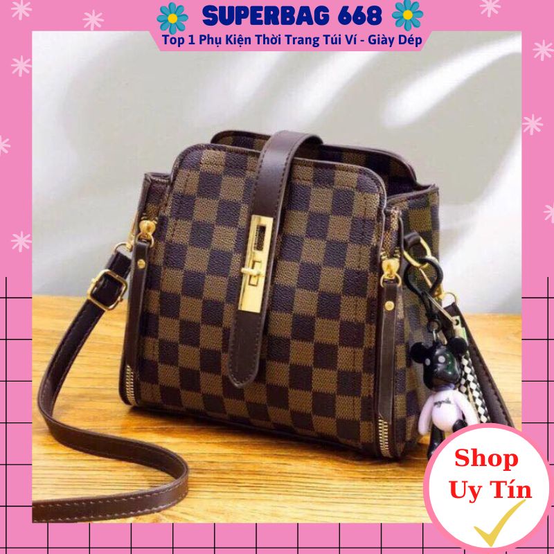 Túi Đeo Chéo Nữ Xách Tay ♥️ FREESHIP♥️ Túi Nữ Sẻ Khoá SPB 05