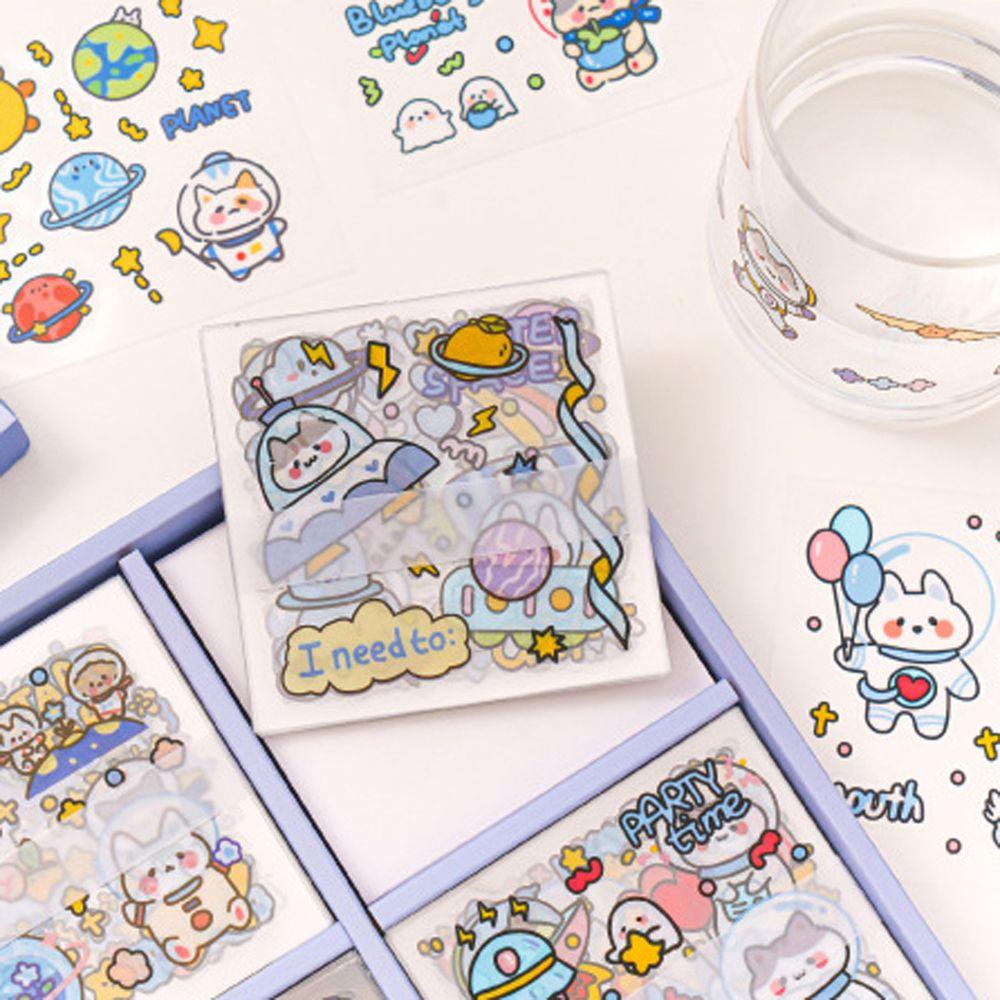 Sticker PVC Dán Trang Trí Sổ Tay Hình Thỏ PEWANY