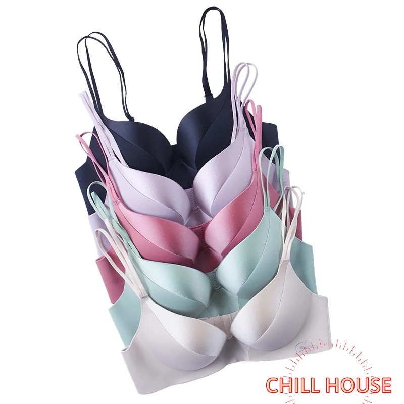 HÀNG MỚI VỀ -Áo Lót ĐÚC Nâng Ngực Phối Lụa Không Gọng Siêu Đẹp A 805 - CHILLHOUSE