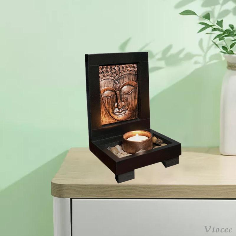 Chân nến hình mặt phật